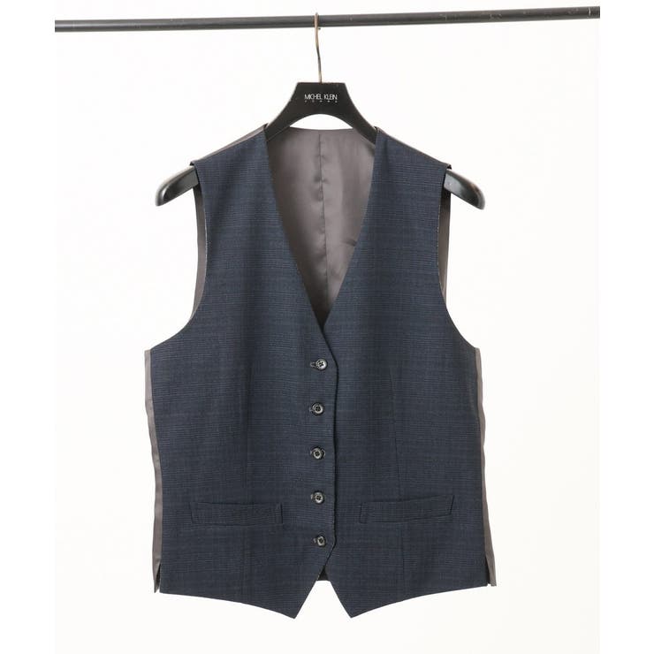【セットアップ】3ピース対応リバーシブルベスト | MICHEL KLEIN HOMME | 詳細画像1 