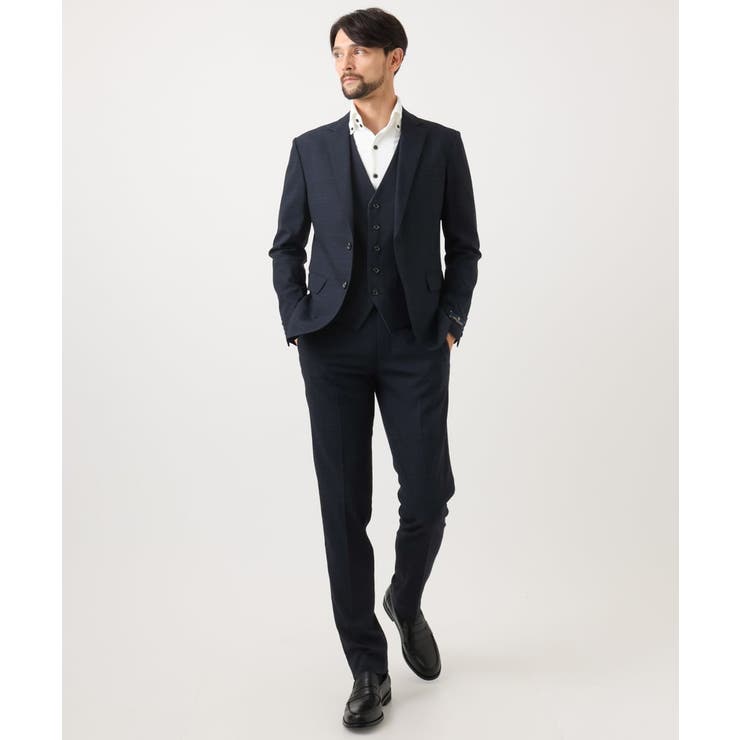 【セットアップ】3ピース対応リバーシブルベスト | MICHEL KLEIN HOMME | 詳細画像4 