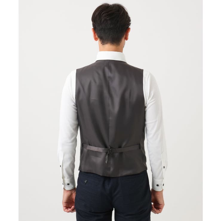 【セットアップ】3ピース対応リバーシブルベスト | MICHEL KLEIN HOMME | 詳細画像6 