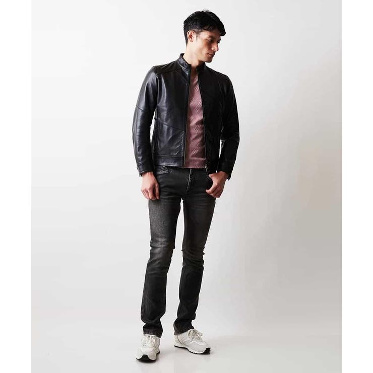レザージャケット[品番：ITKW0002383]｜MICHEL KLEIN HOMME