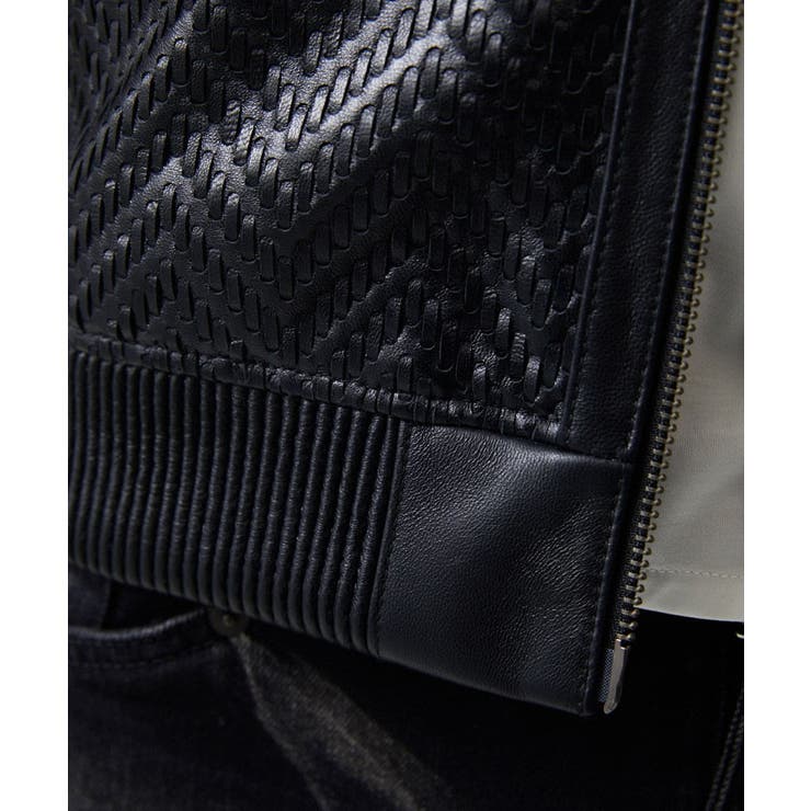 ラムレザーMA-1型ブルゾン | MICHEL KLEIN HOMME | 詳細画像12 