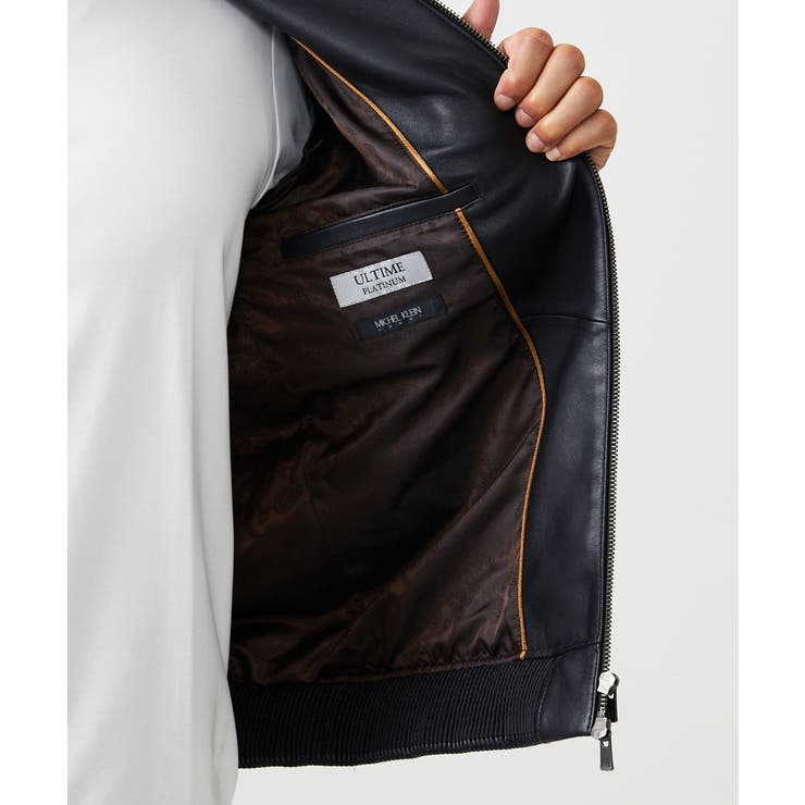 ラムレザーMA-1型ブルゾン | MICHEL KLEIN HOMME | 詳細画像13 