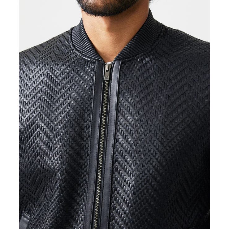 ラムレザーMA-1型ブルゾン | MICHEL KLEIN HOMME | 詳細画像6 