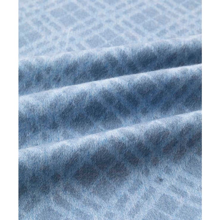 バイアスチェック柄カシミヤマフラー | MICHEL KLEIN HOMME | 詳細画像2 