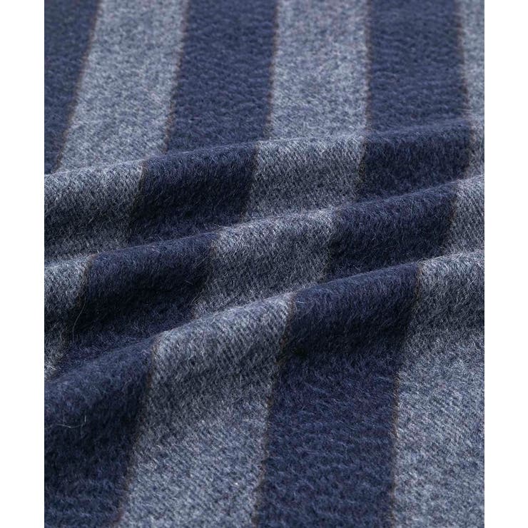 ストライプ柄カシミヤマフラー | MICHEL KLEIN HOMME | 詳細画像2 