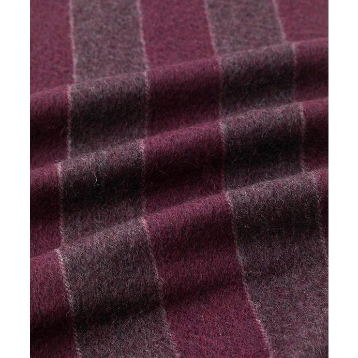 ストライプ柄カシミヤマフラー | MICHEL KLEIN HOMME | 詳細画像3 