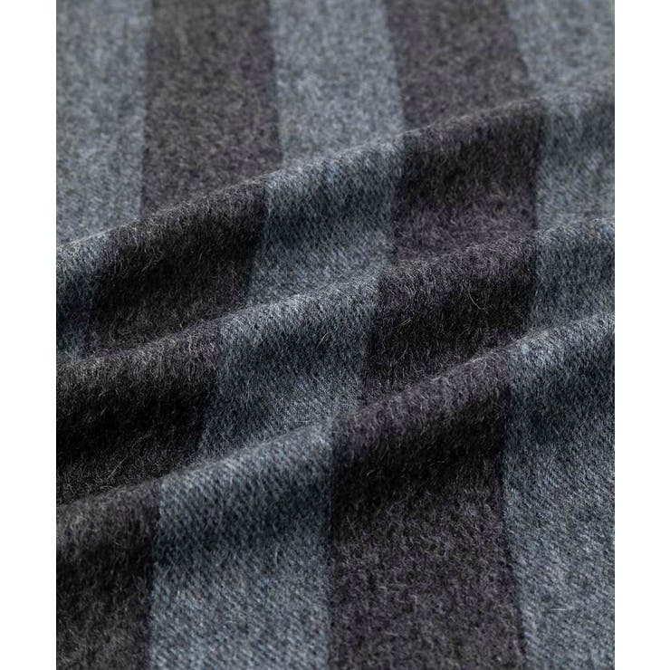 ストライプ柄カシミヤマフラー | MICHEL KLEIN HOMME | 詳細画像6 