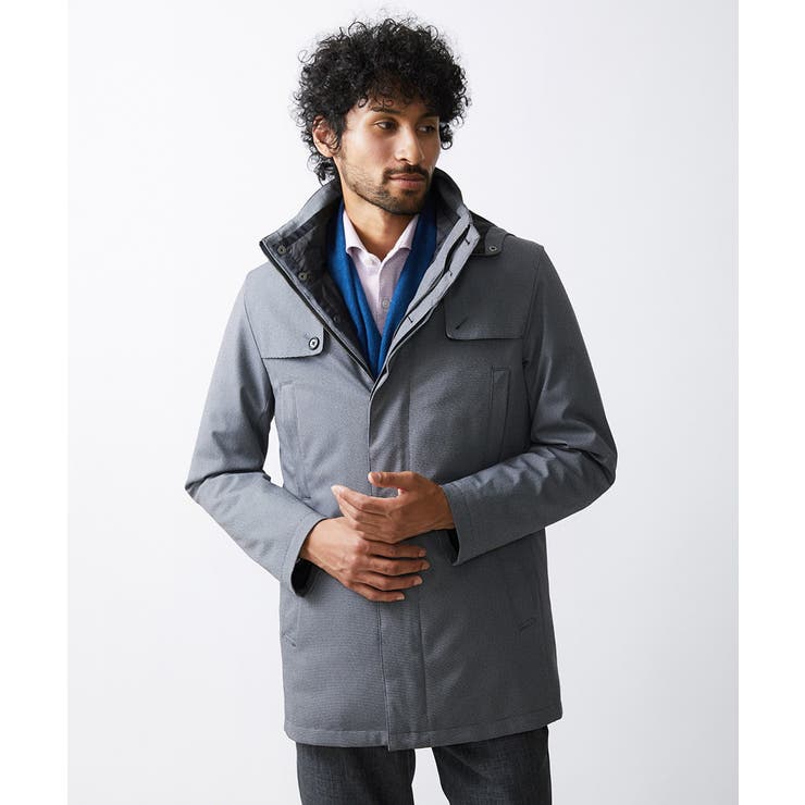 リバーシブルカシミヤマフラー | MICHEL KLEIN HOMME | 詳細画像4 