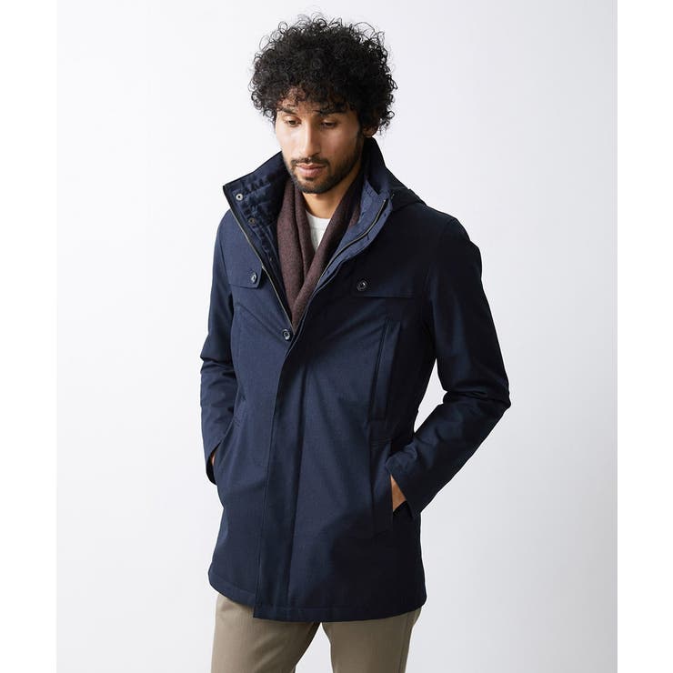 リバーシブルカシミヤマフラー | MICHEL KLEIN HOMME | 詳細画像6 