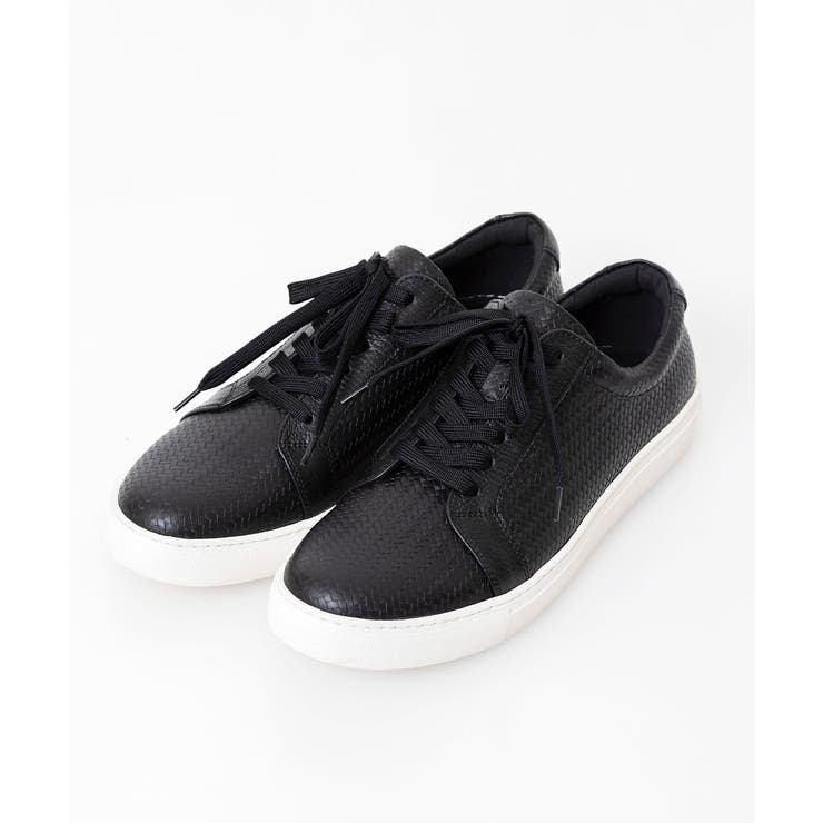 ブラック(94) | 《日本製》エンボス加工レザーシューズ | MICHEL KLEIN HOMME