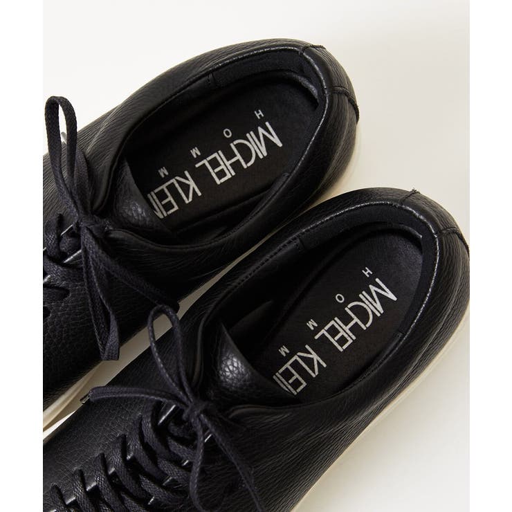 シボ革スニーカー[品番：ITKW0022189]｜MICHEL KLEIN HOMME