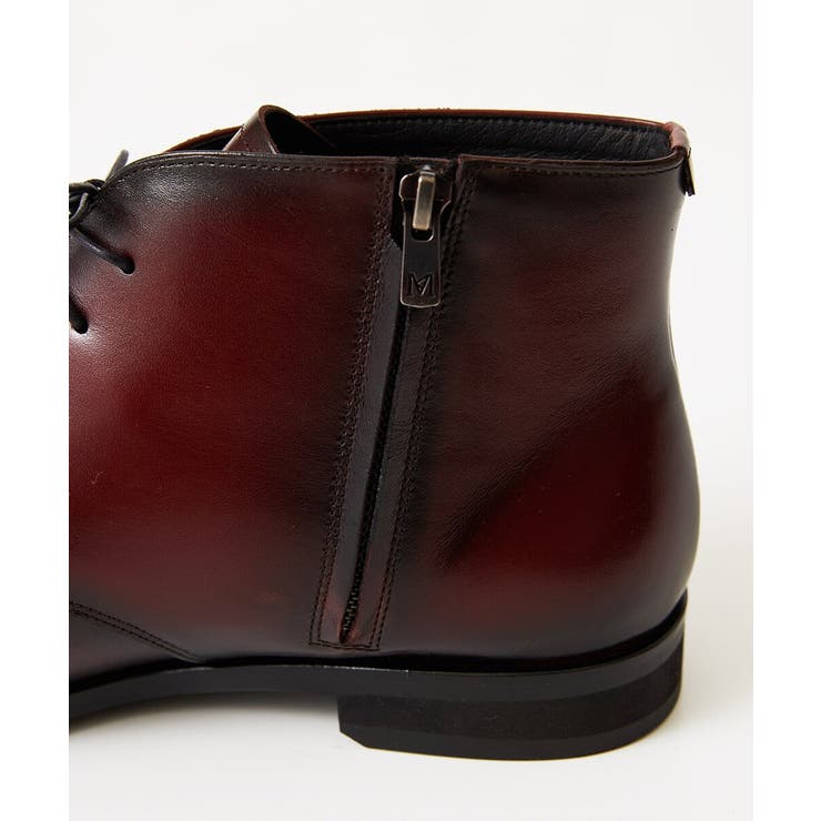 Florence Homme サイドジップブーツ 26.5 ネイビー Florence Homme サイドジップブーツ 26.5 ネイビー