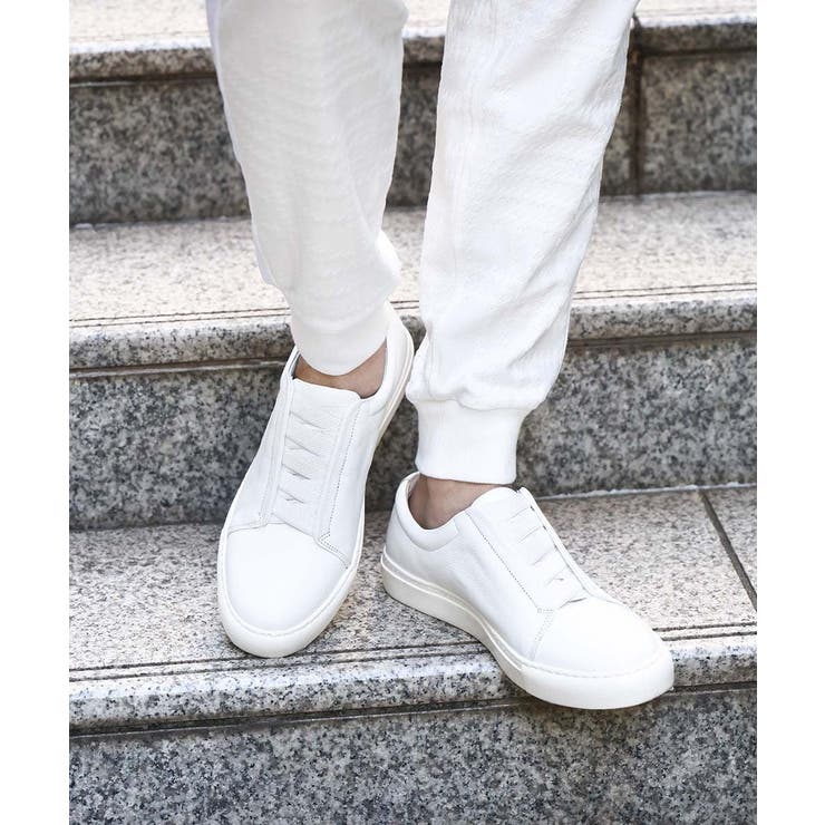 スリッポン レザースニーカー | MICHEL KLEIN HOMME | 詳細画像4 