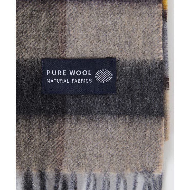 チェック柄ウールマフラー | MK MICHEL KLEIN homme | 詳細画像3 