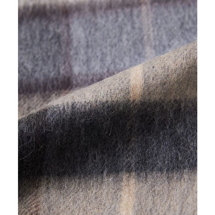 チェック柄ウールマフラー | MK MICHEL KLEIN homme | 詳細画像4 