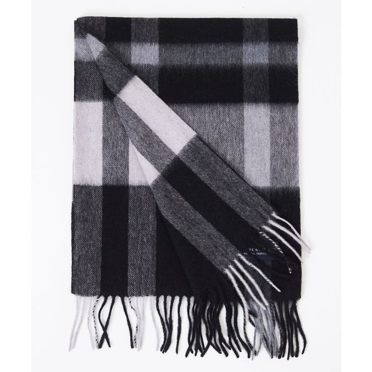 チェック柄ウールマフラー | MK MICHEL KLEIN homme | 詳細画像5 