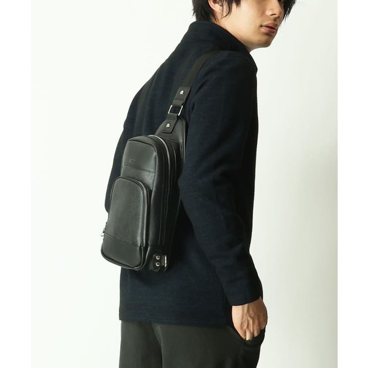 サフィアーノボディバッグ[品番：ITKW0004615]｜MK MICHEL KLEIN homme