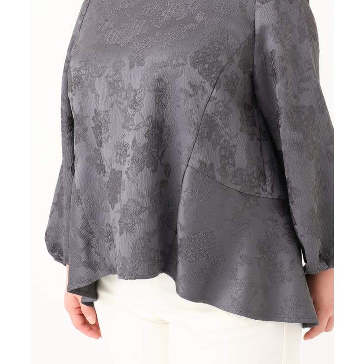 【大きいサイズ】バックペプラムブラウス | eur3 | 詳細画像12 