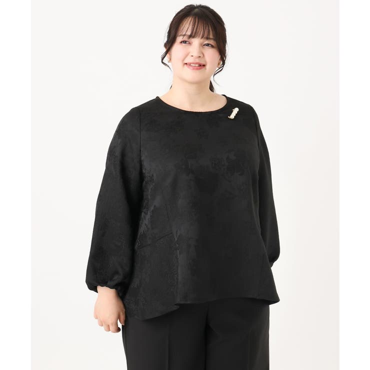 【大きいサイズ】バックペプラムブラウス | eur3 | 詳細画像17 