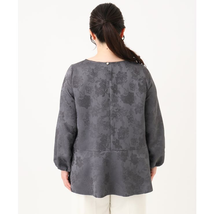 【大きいサイズ】バックペプラムブラウス | eur3 | 詳細画像8 