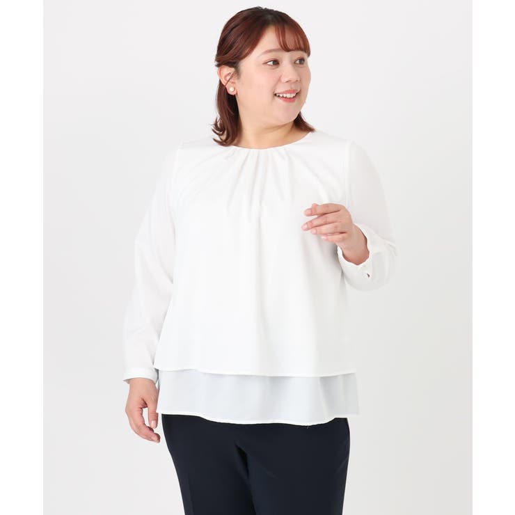 【大きいサイズ/11号サイズあり】2WAYブラウス | eur3 | 詳細画像6 