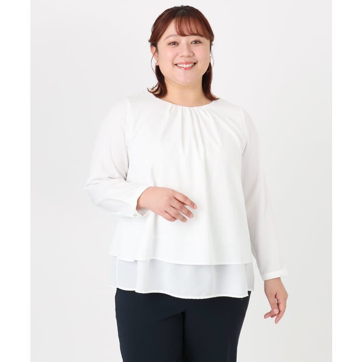 【大きいサイズ/11号サイズあり】2WAYブラウス | eur3 | 詳細画像7 