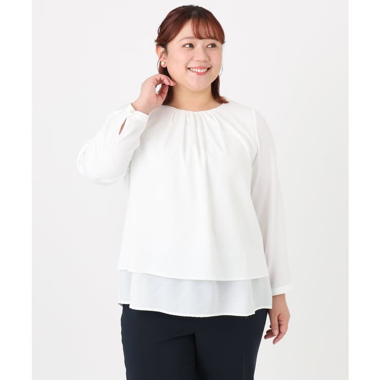 【大きいサイズ/11号サイズあり】2WAYブラウス | eur3 | 詳細画像8 