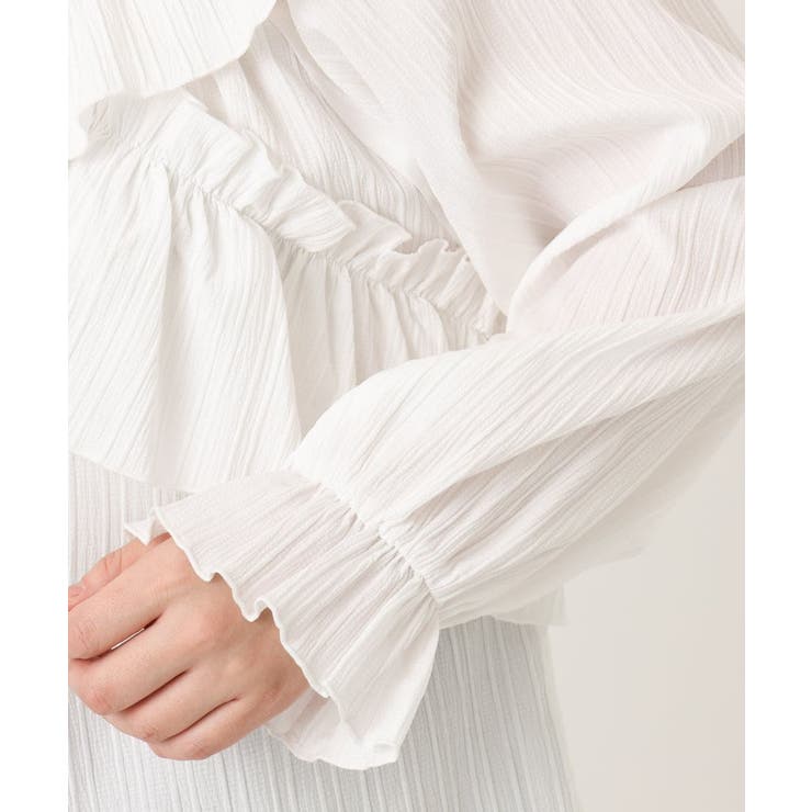 【大きいサイズ】2WAYフリルギャザーブラウス | eur3 | 詳細画像11 