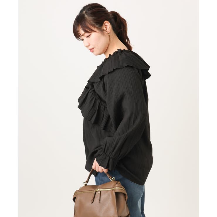 【大きいサイズ】2WAYフリルギャザーブラウス | eur3 | 詳細画像24 