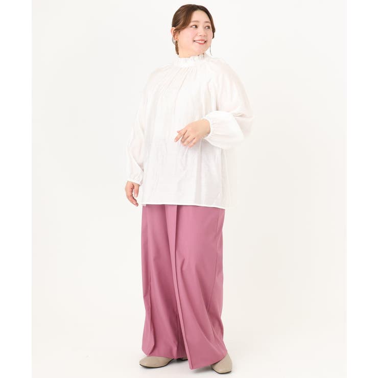 【大きいサイズ/11号サイズあり】フリルリボンブラウス | eur3 | 詳細画像17 