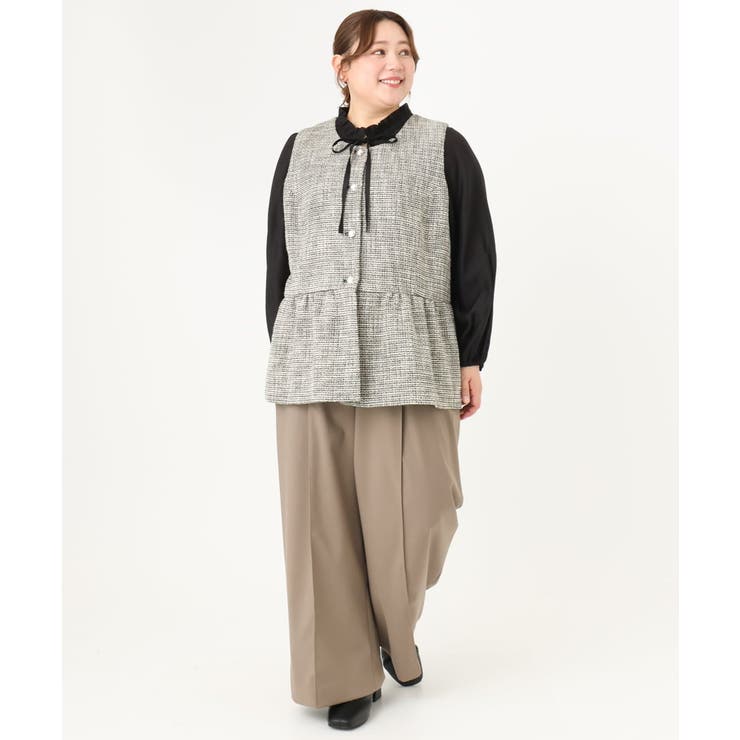 【大きいサイズ/11号サイズあり】フリルリボンブラウス | eur3 | 詳細画像27 