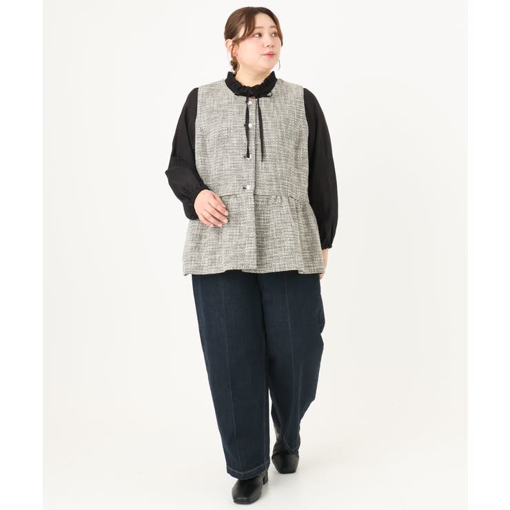 【大きいサイズ/11号サイズあり】フリルリボンブラウス | eur3 | 詳細画像28 