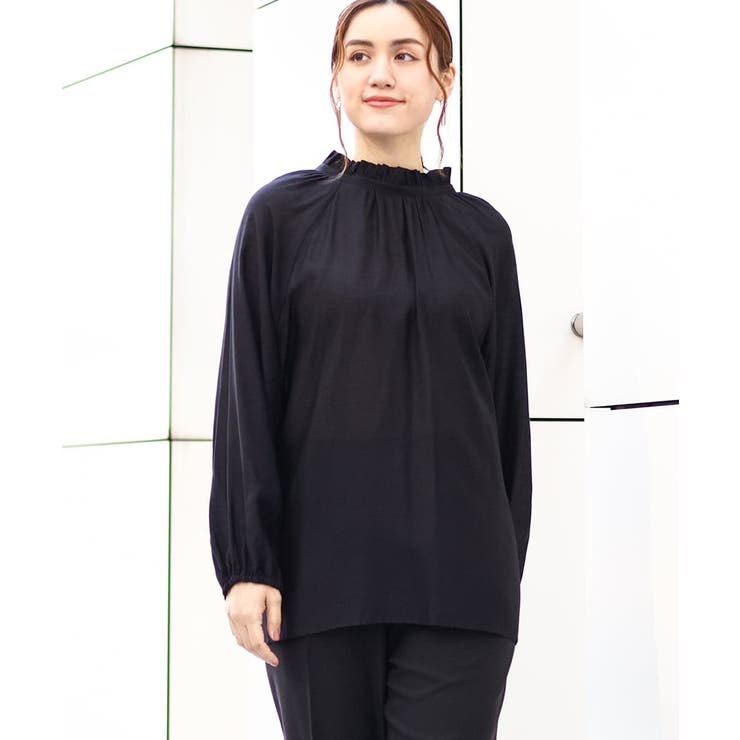 【大きいサイズ/11号サイズあり】フリルリボンブラウス | eur3 | 詳細画像29 