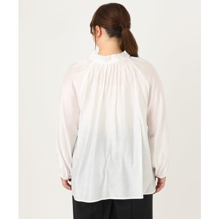 【大きいサイズ/11号サイズあり】フリルリボンブラウス | eur3 | 詳細画像8 