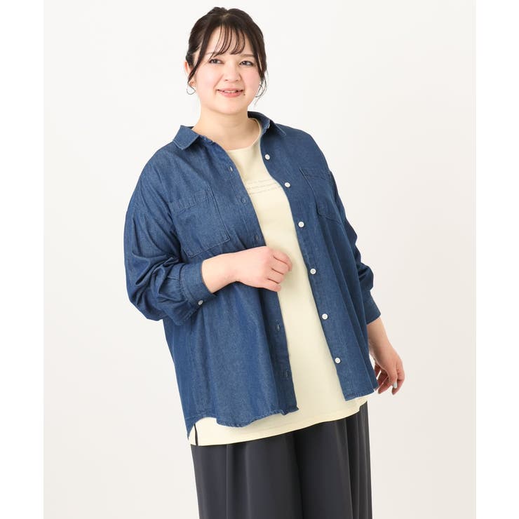 【大きいサイズ】デニムシャツ | eur3 | 詳細画像11 