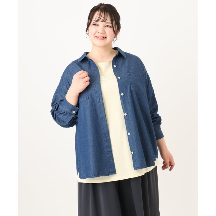 【大きいサイズ】デニムシャツ | eur3 | 詳細画像12 
