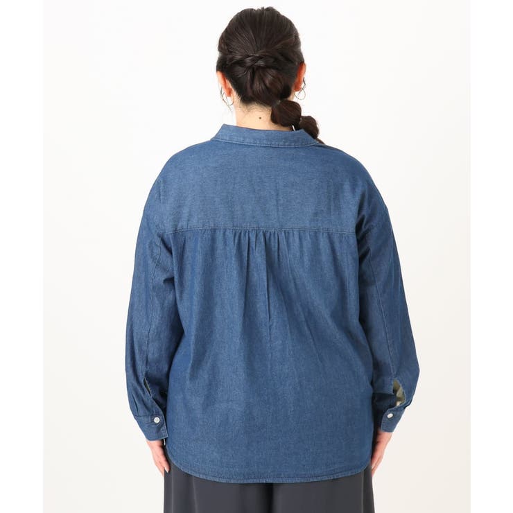 【大きいサイズ】デニムシャツ | eur3 | 詳細画像15 