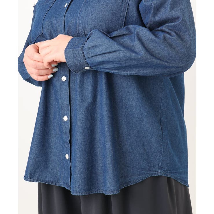 【大きいサイズ】デニムシャツ | eur3 | 詳細画像19 