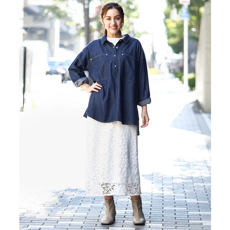 【大きいサイズ】プルオーバーシャツ | eur3 | 詳細画像17 