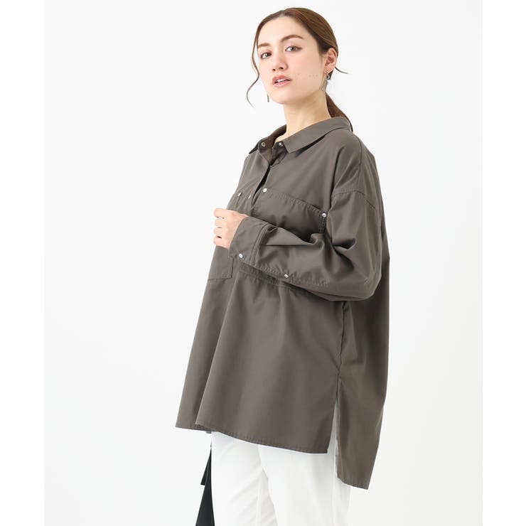 【大きいサイズ】プルオーバーシャツ | eur3 | 詳細画像2 