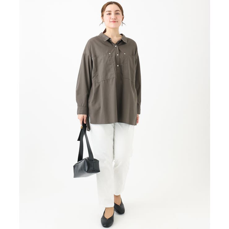 【大きいサイズ】プルオーバーシャツ | eur3 | 詳細画像3 