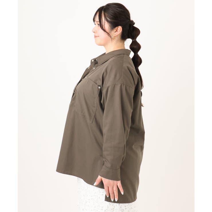 【大きいサイズ】プルオーバーシャツ | eur3 | 詳細画像7 