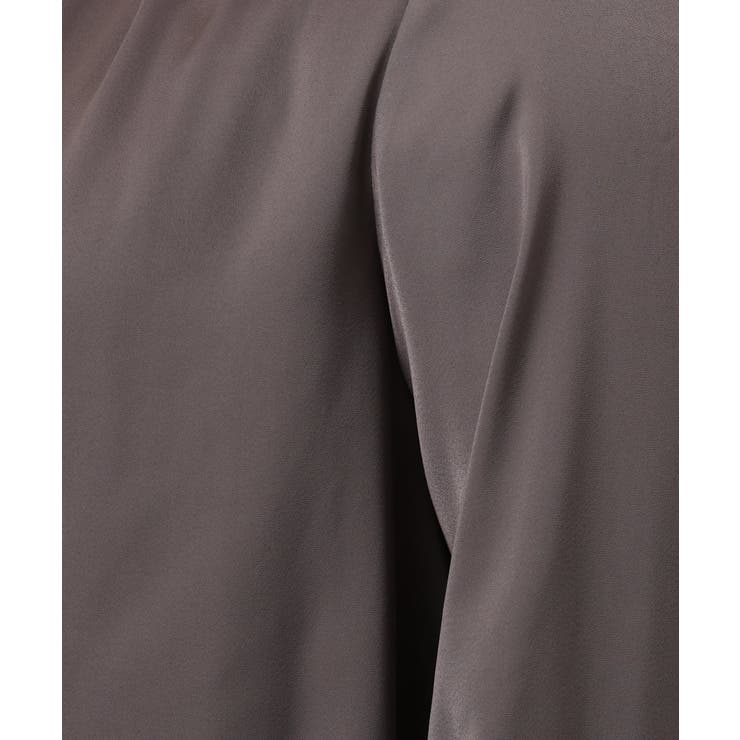 【大きいサイズ/11号サイズあり】タックネックサテンブラウス | eur3 | 詳細画像20 