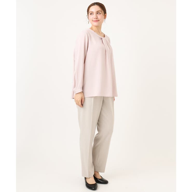 【大きいサイズ/11号サイズあり】ジョーゼットタックブラウス | eur3 | 詳細画像10 