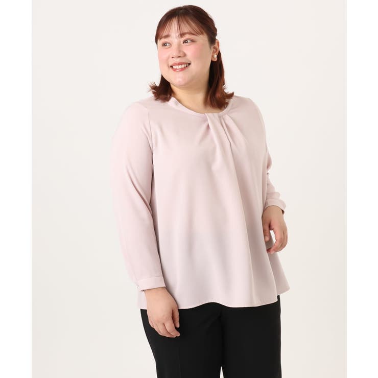 【大きいサイズ/11号サイズあり】ジョーゼットタックブラウス | eur3 | 詳細画像16 