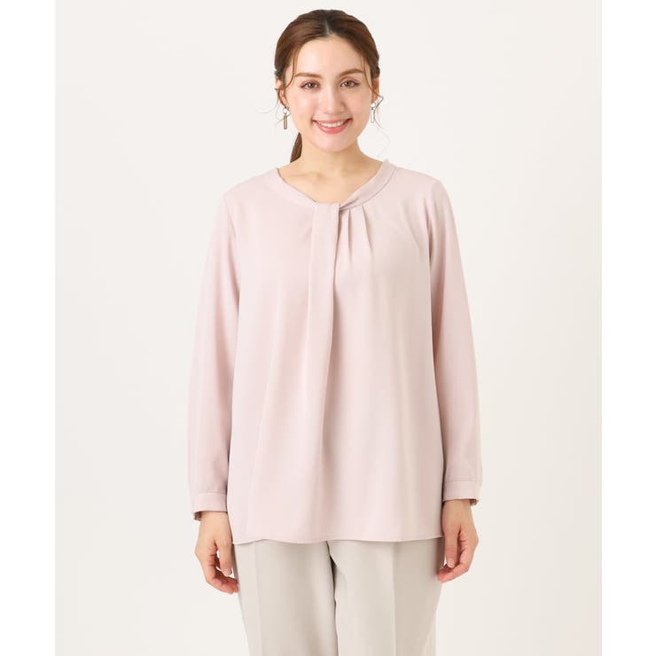 【大きいサイズ/11号サイズあり】ジョーゼットタックブラウス | eur3 | 詳細画像18 