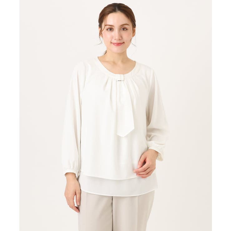 【大きいサイズ/11号サイズあり】マルチWAYブラウス | eur3 | 詳細画像30 