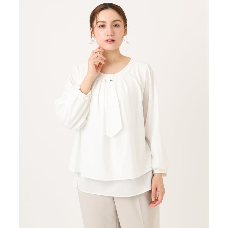 【大きいサイズ/11号サイズあり】マルチWAYブラウス | eur3 | 詳細画像31 