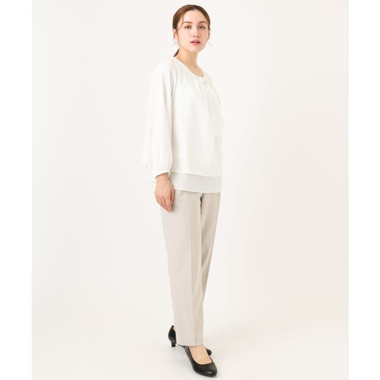 【大きいサイズ/11号サイズあり】マルチWAYブラウス | eur3 | 詳細画像33 