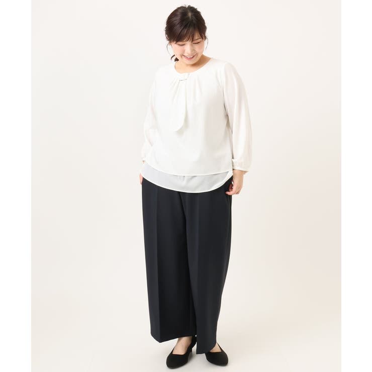 【大きいサイズ/11号サイズあり】マルチWAYブラウス | eur3 | 詳細画像36 